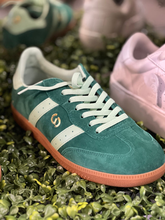 Good Sole Suede Sneaker - Green/ Mint