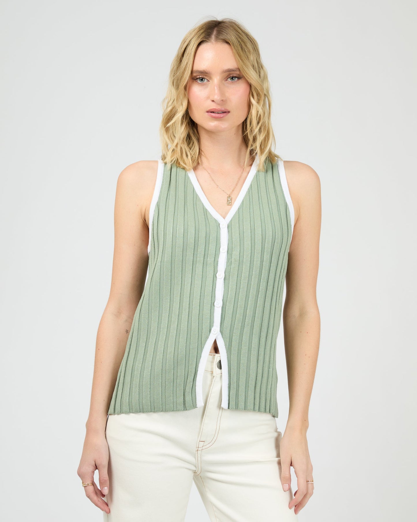 Sigrid Top - Sage