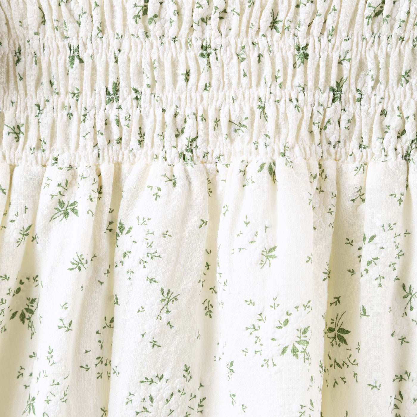 LILY PUFF SLEEVE ROMPER - ECRU FLORAL