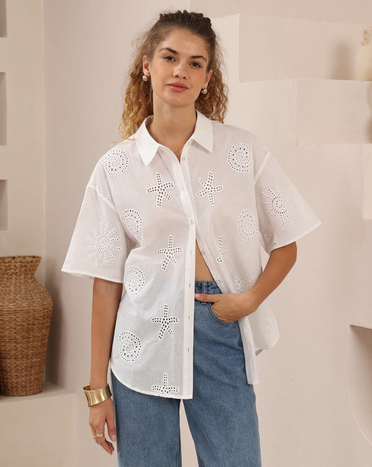 Sunny Crochet Shirt