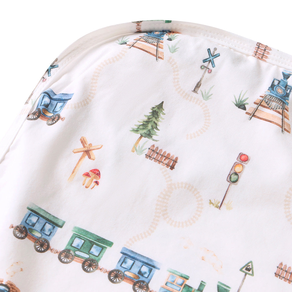 Wrap & Beanie - Trains