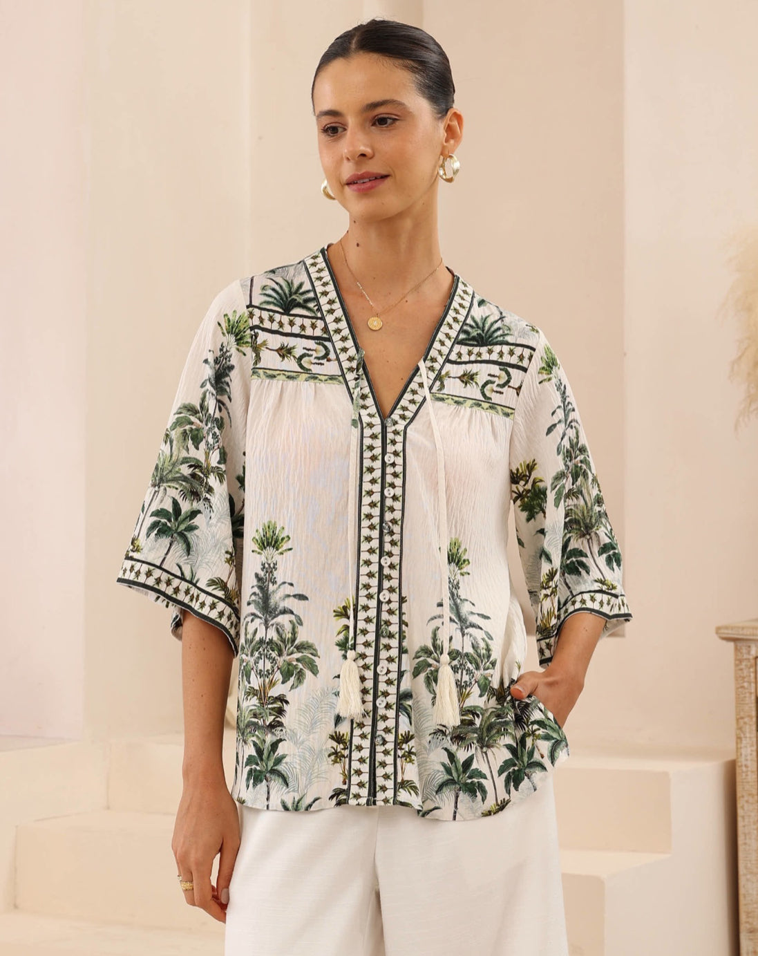 Palm tree Blouse