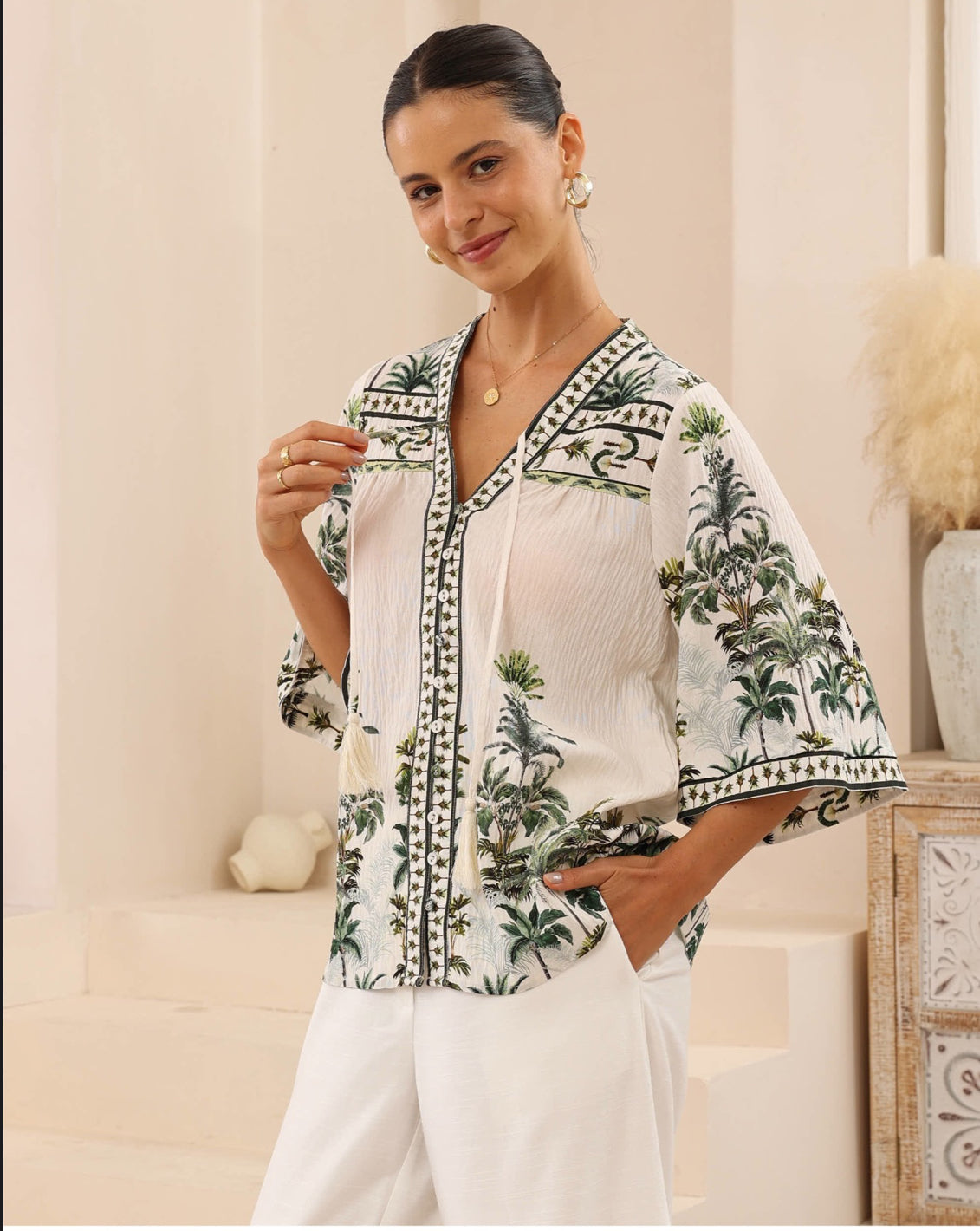 Palm tree Blouse