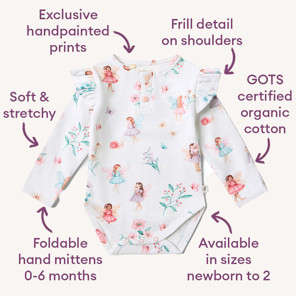 Snuggle Hunny Bodysuit- Fairy Garden