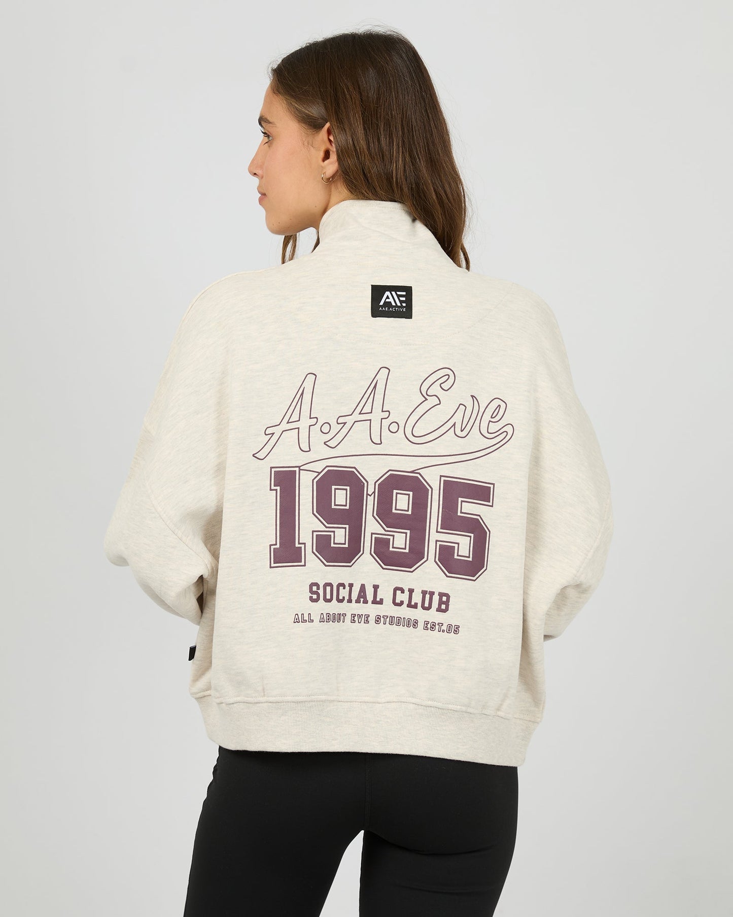 EVE TEAM 1/4 ZIP - Oat