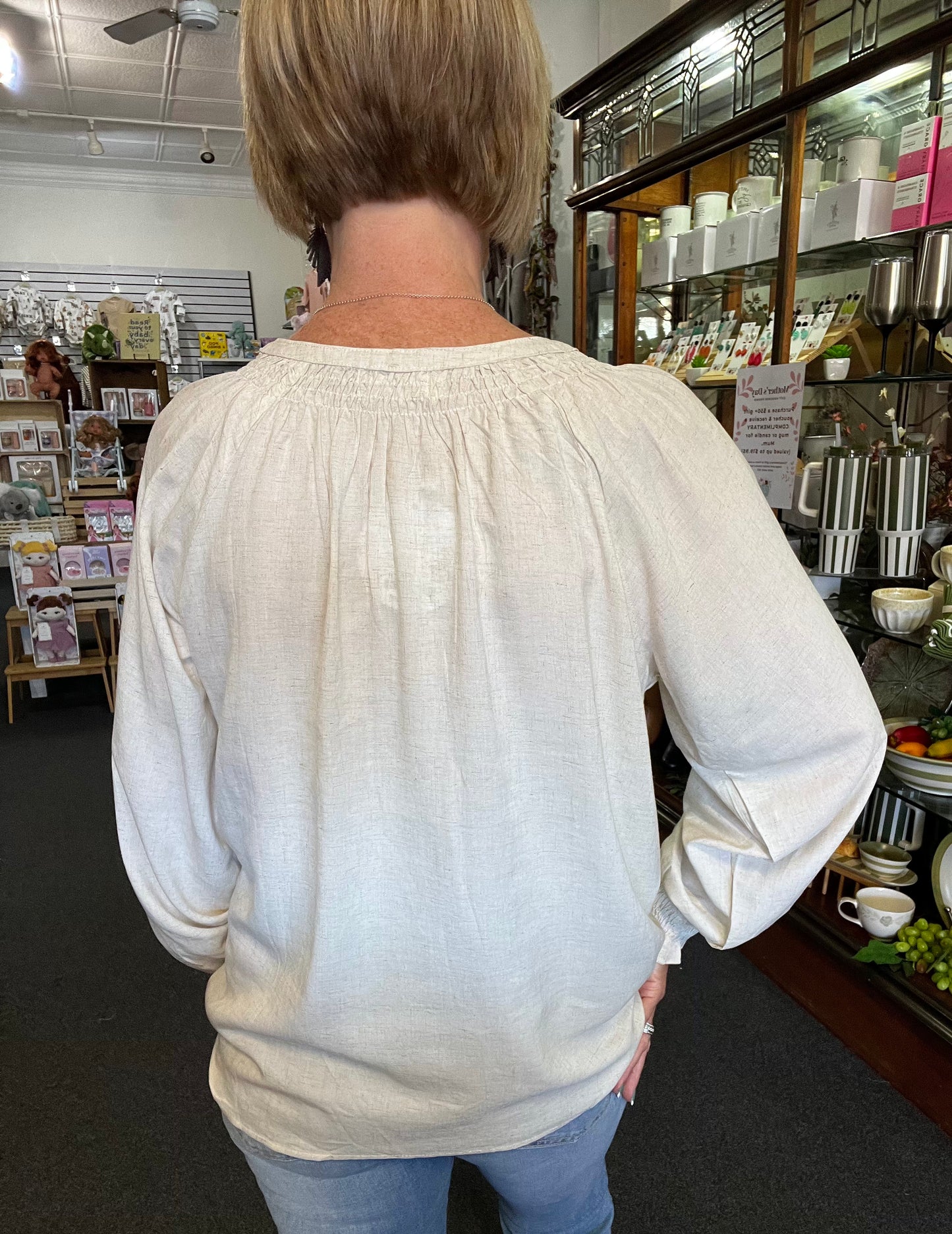 Florence Blouse - Oatmeal
