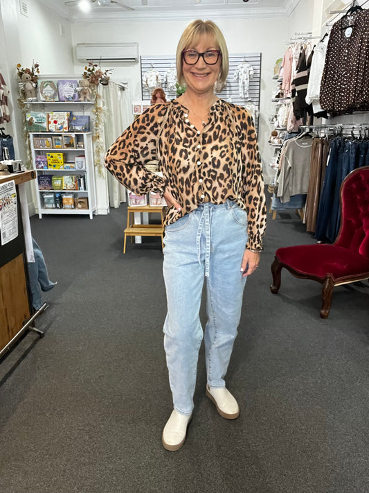 Leopard Blouse