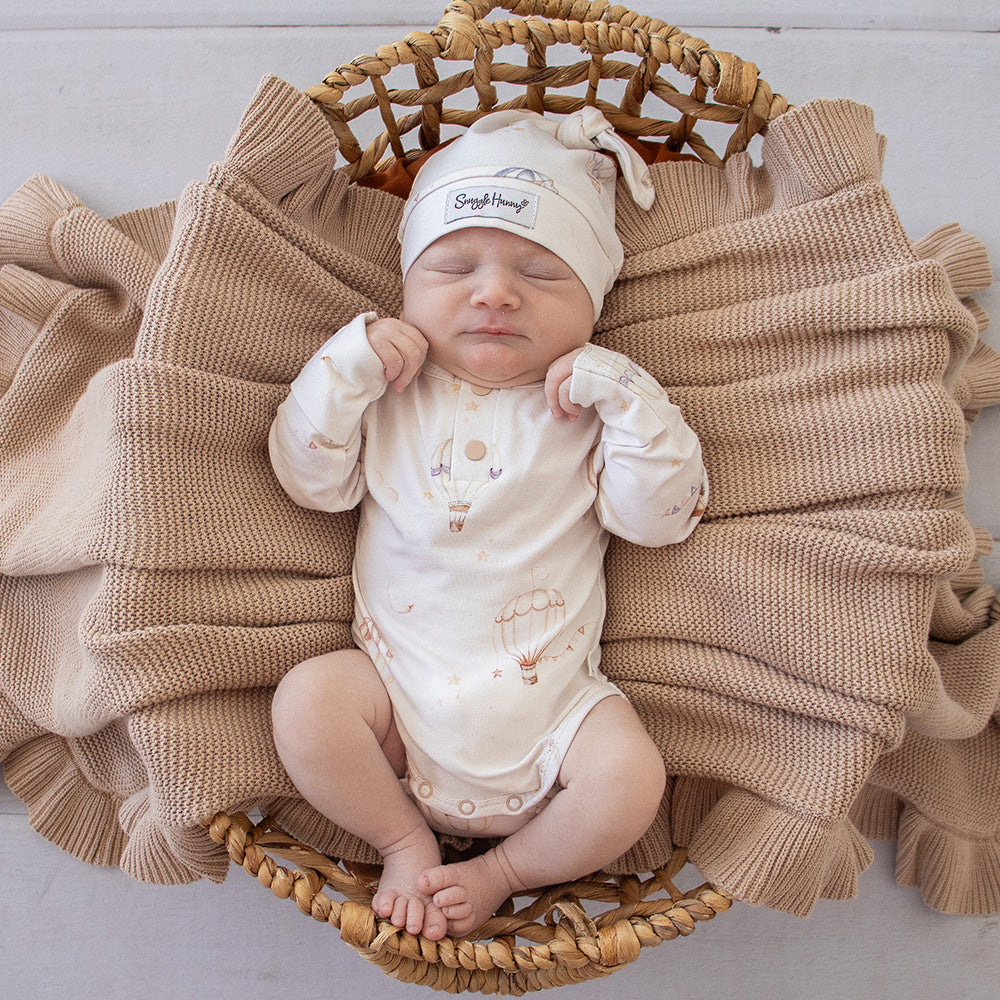 Up & Away Long Sleeve Organic Bodysuit