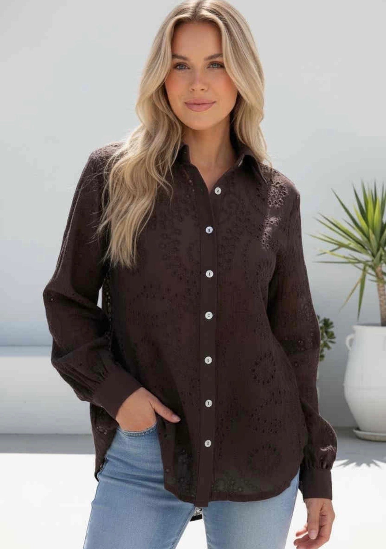 Melody Shirt - Chocolate