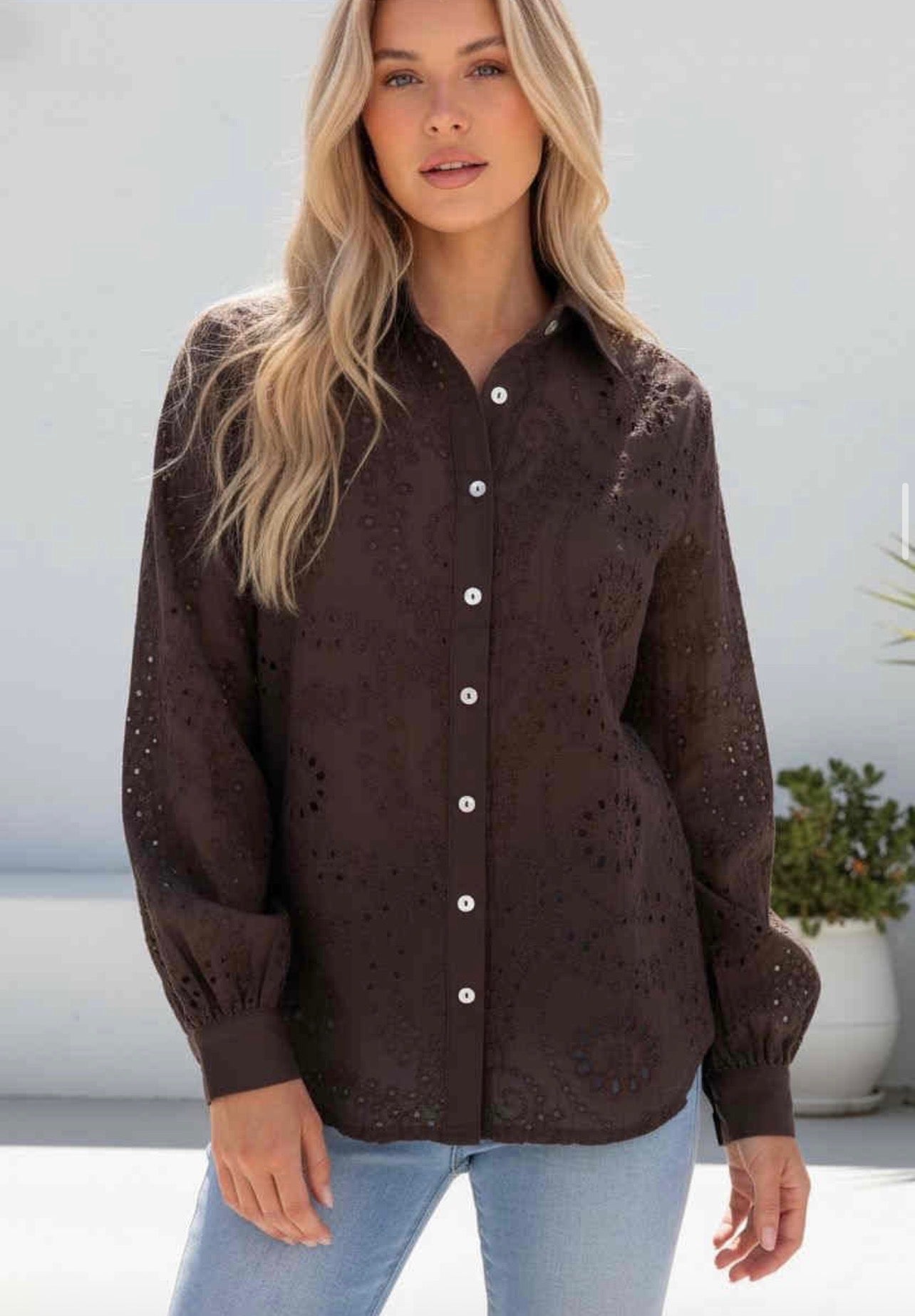 Melody Shirt - Chocolate