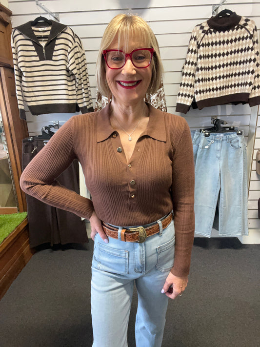 Kimmy Knit - CHOCOLATE