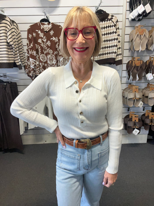 Kimmy Knit - WHITE