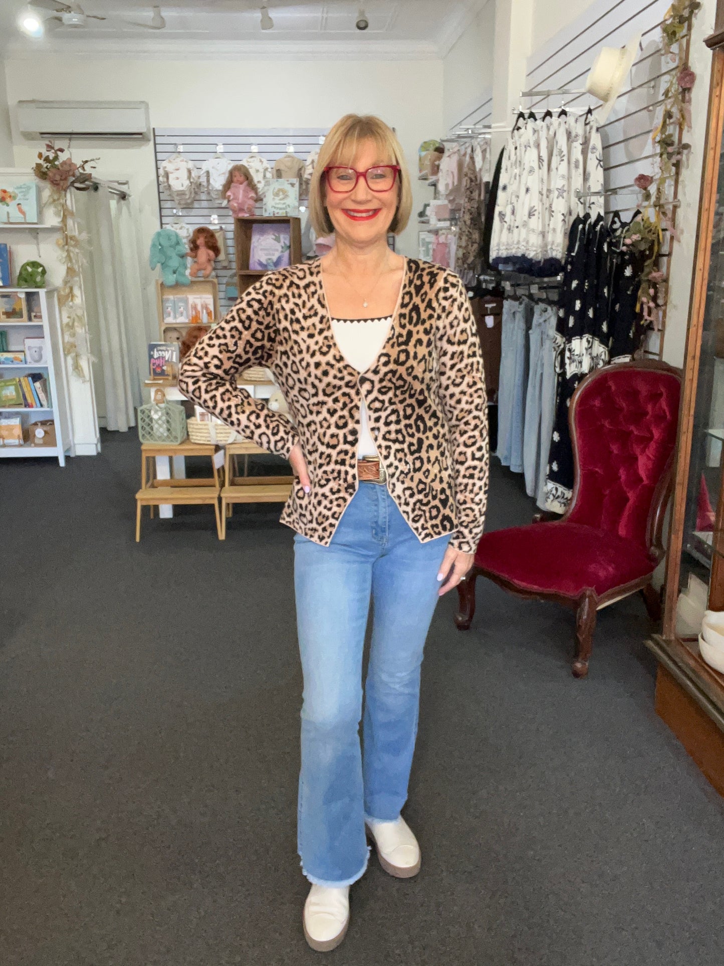 Leopard Cardigan
