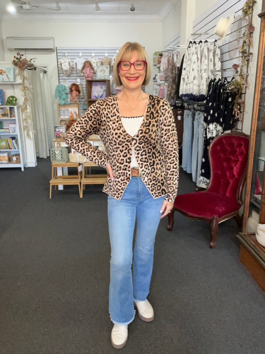 Leopard Cardigan