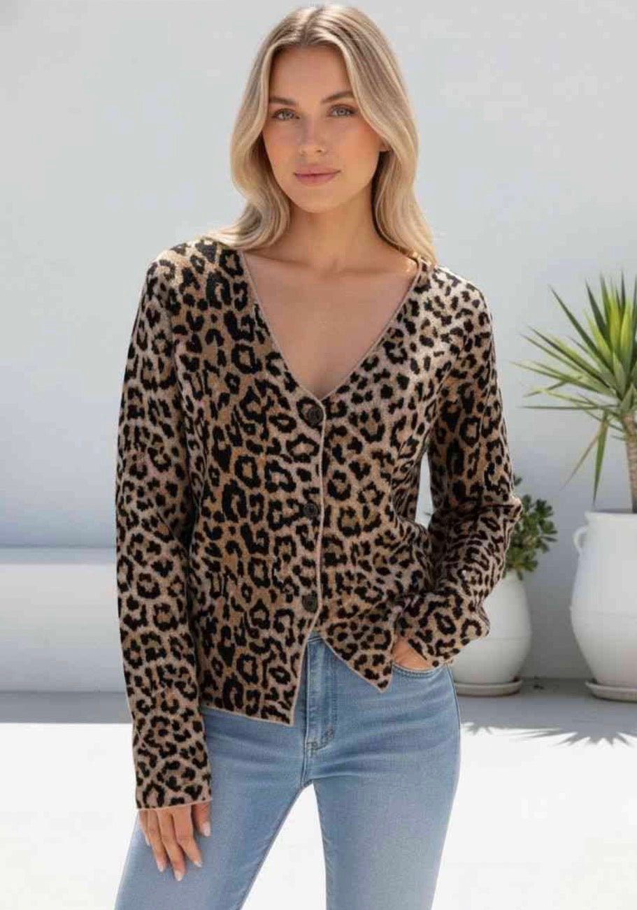 Leopard Cardigan