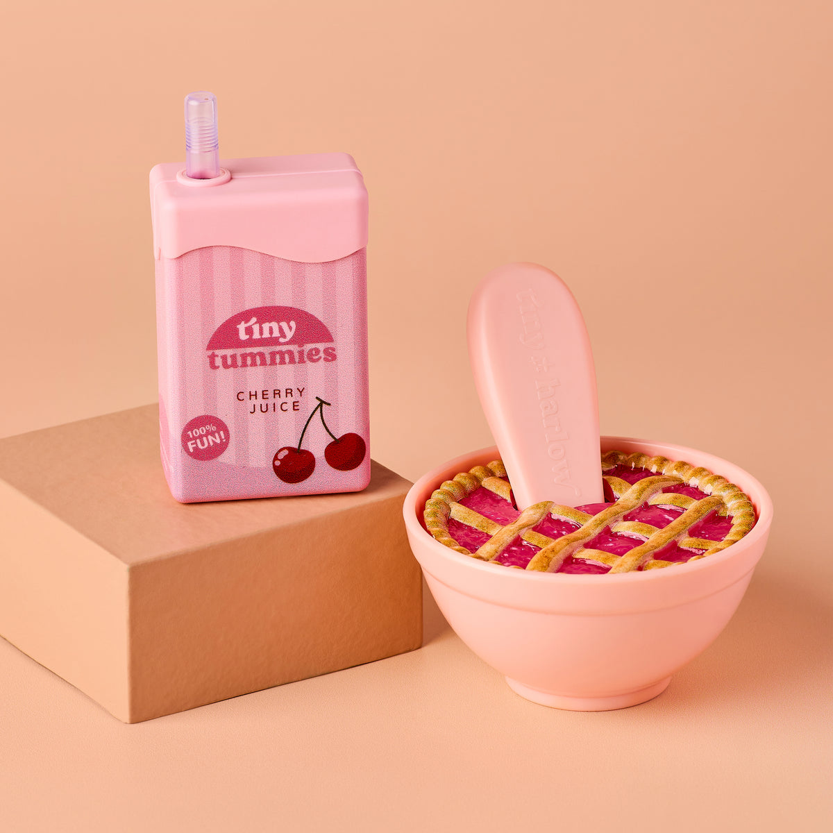 Tiny Tummies Cherry Pie & Cherry Juice Box Set