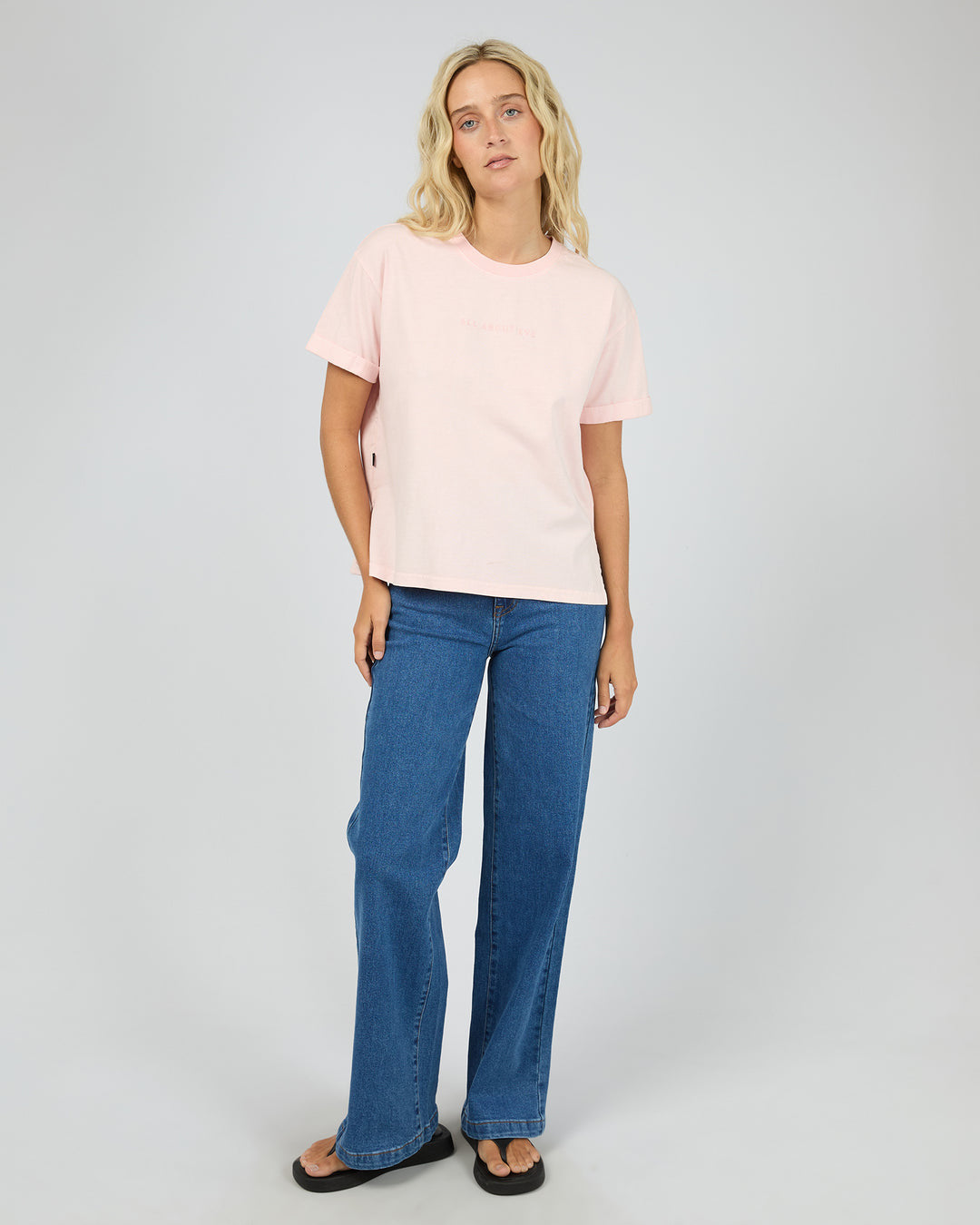 AAE Washed Tee - Light Pink