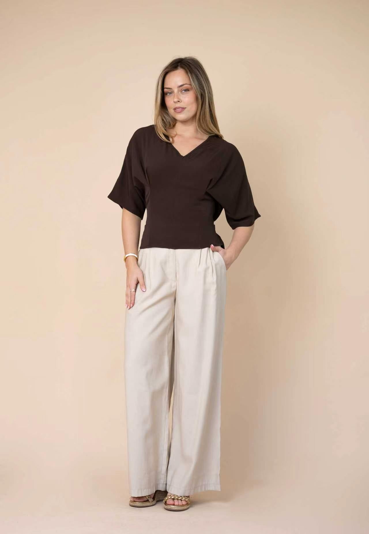 Maddie Pants - Stone