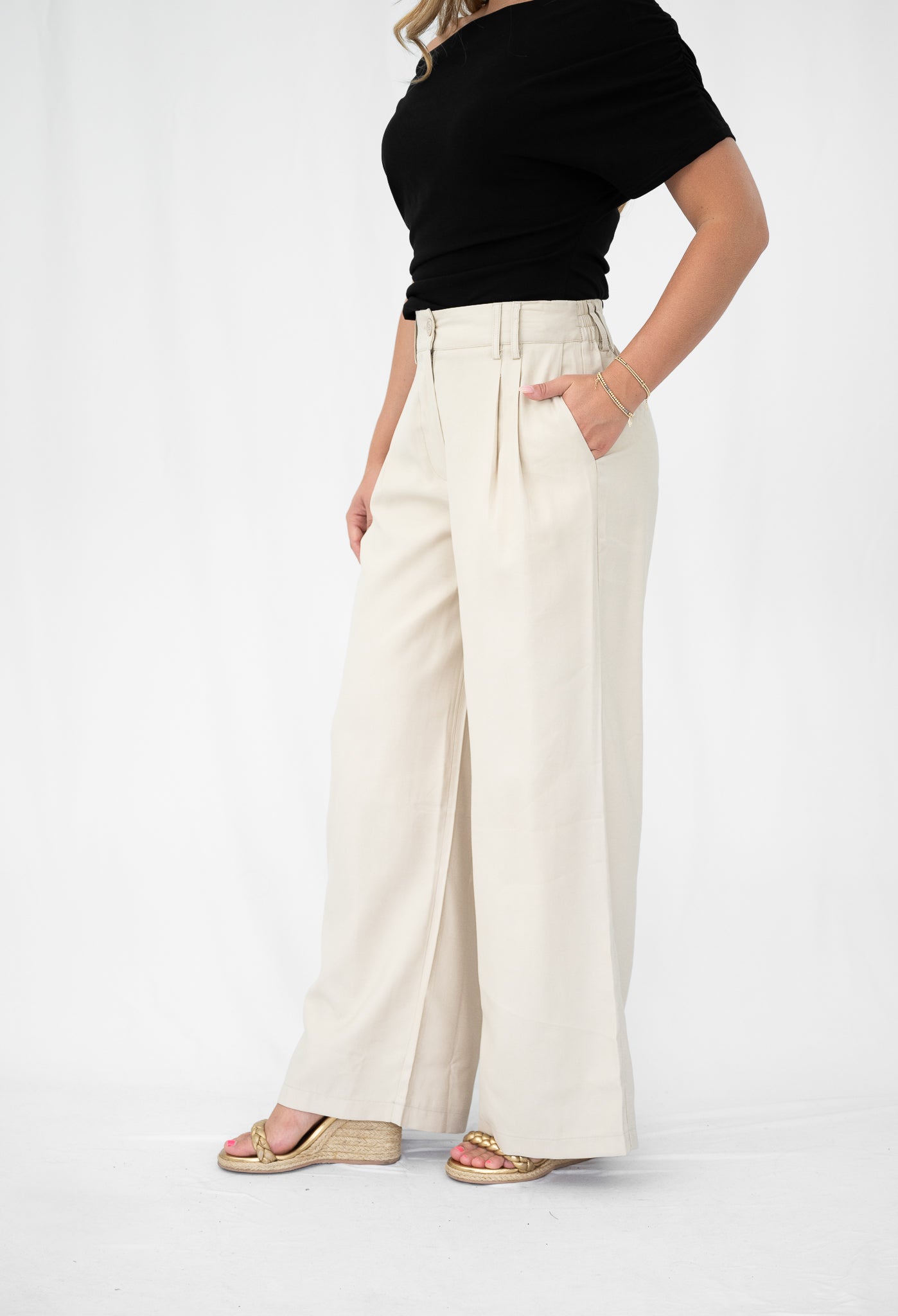 Maddie Pants - Stone