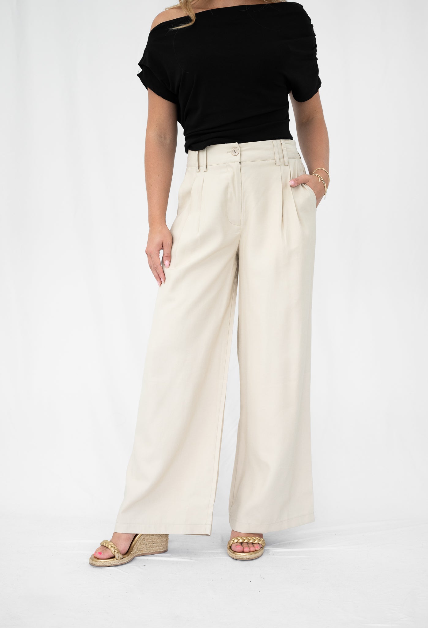 Maddie Pants - Stone