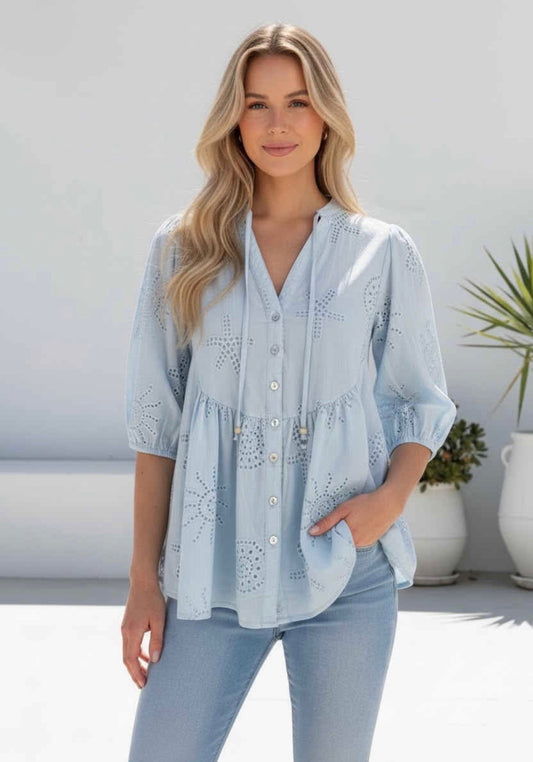Sunny Blouse - Blue