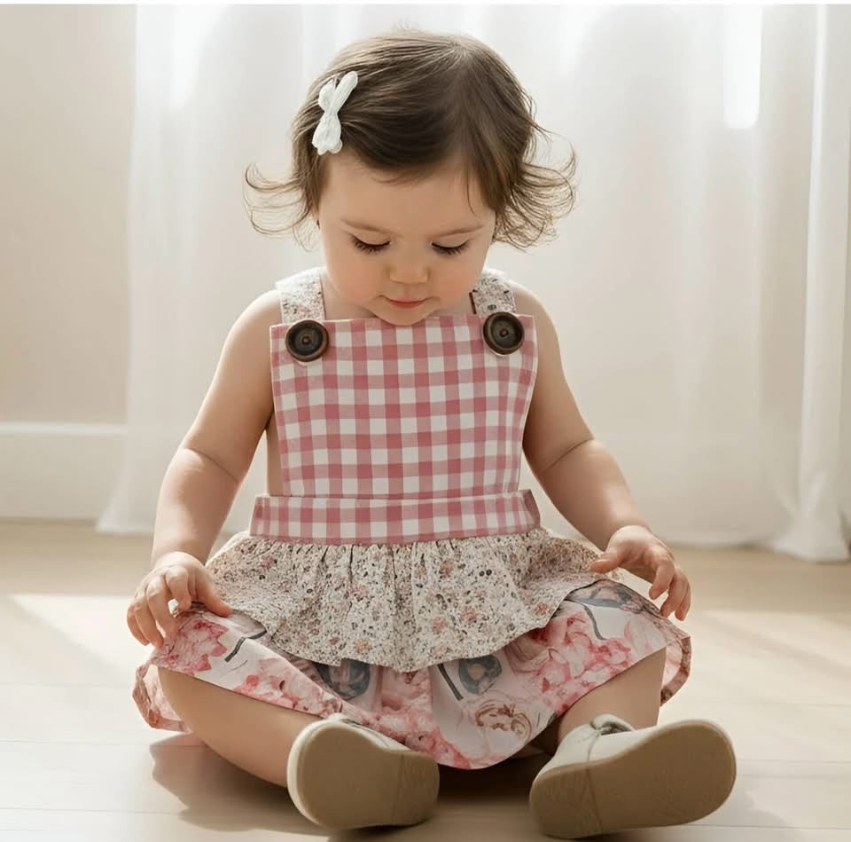 Frilled Playsuit - Blossom