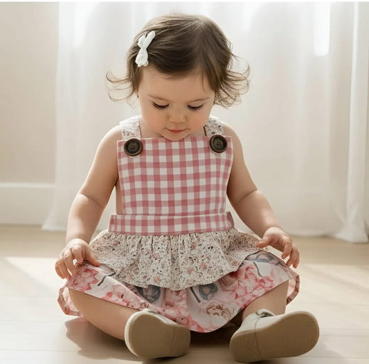 Frilled Playsuit - Blossom