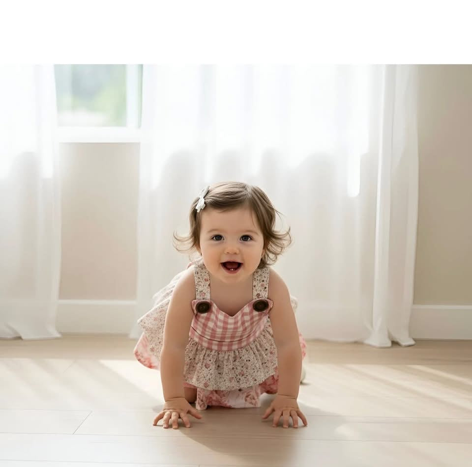 Frilled Playsuit - Blossom