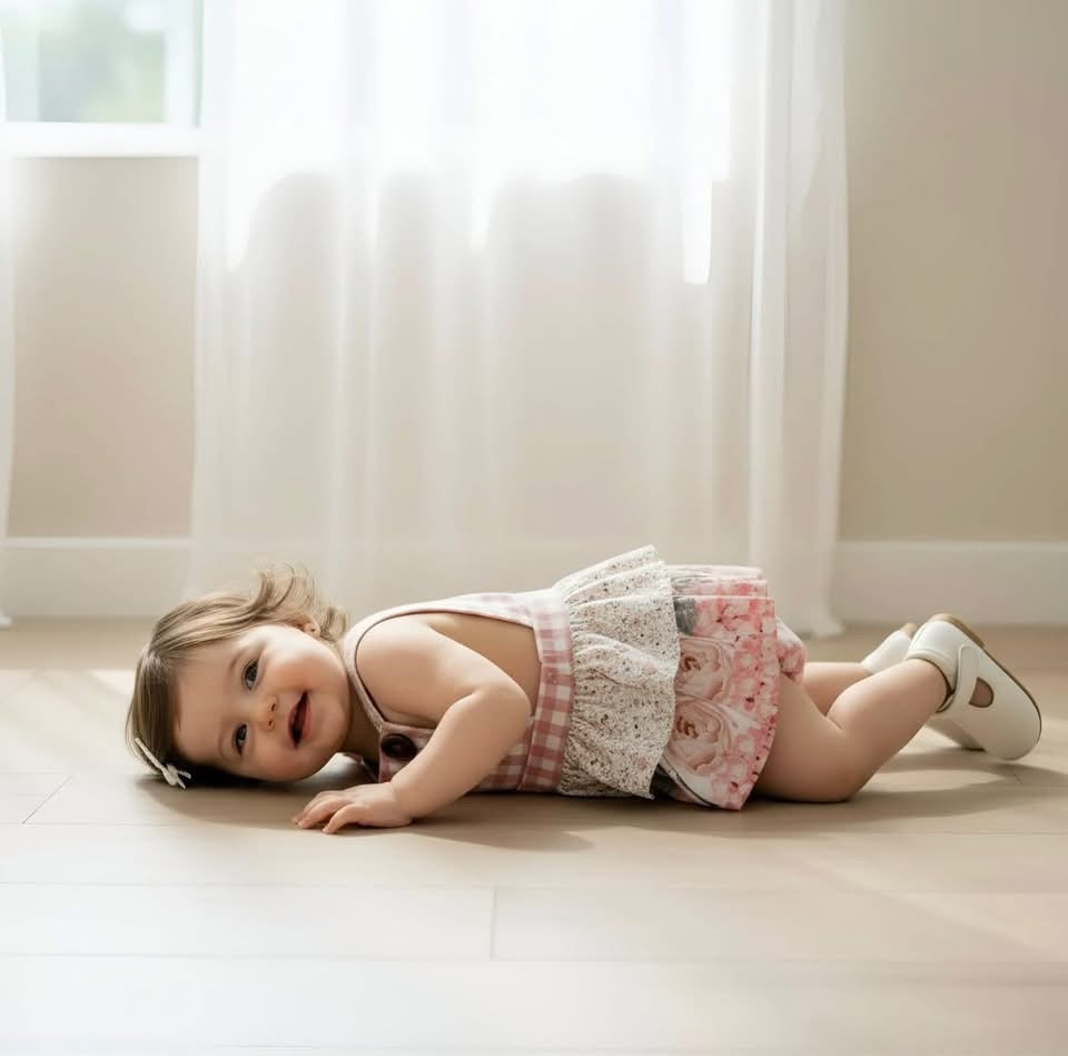 Frilled Playsuit - Blossom