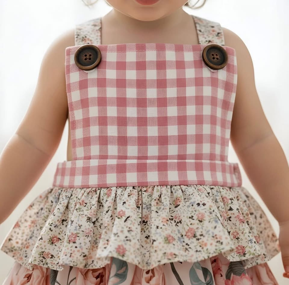 Frilled Playsuit - Blossom