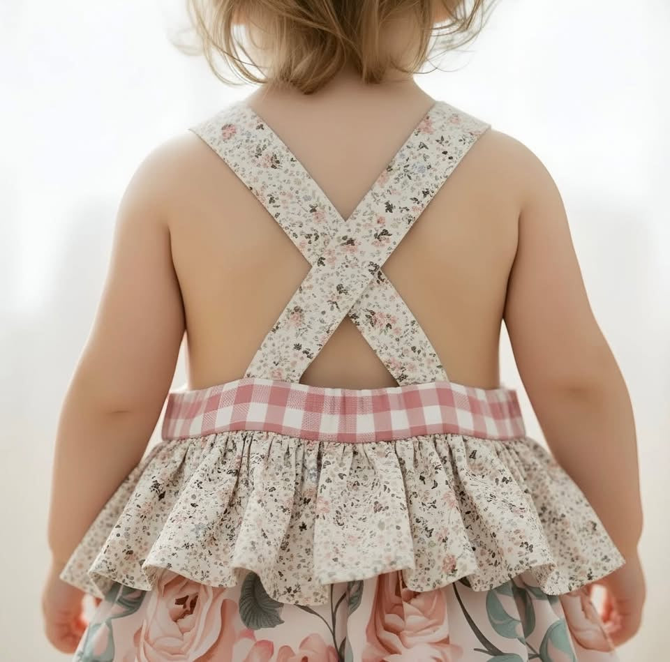 Frilled Playsuit - Blossom