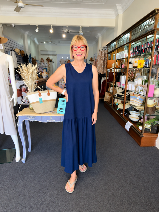 Tessa Maxi Dress - Navy