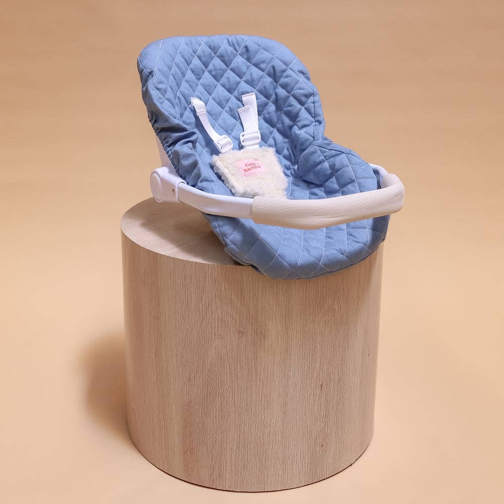 Tiny Harlow Doll's Car Seat Capsule - Sherpa