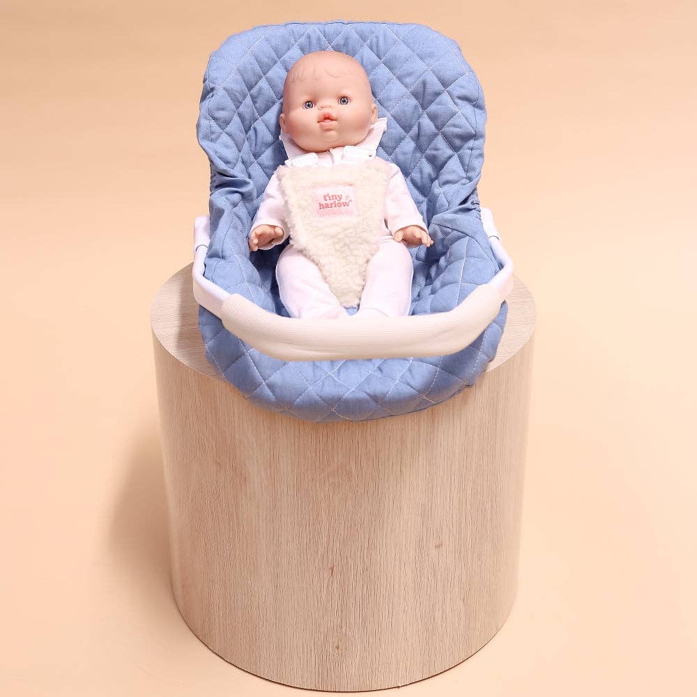 Tiny Harlow Doll's Car Seat Capsule - Sherpa